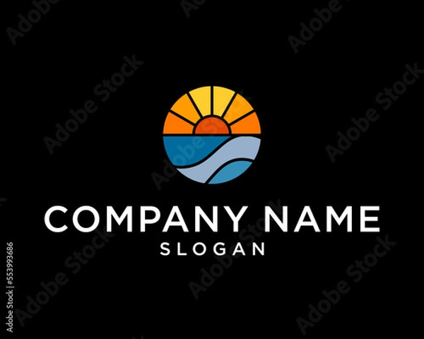 Obraz company logo abstract 