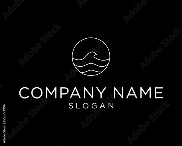 Obraz logo for company absrtac design 