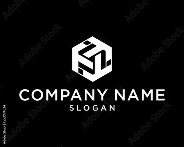 Obraz real estate company logo modern logo initial T