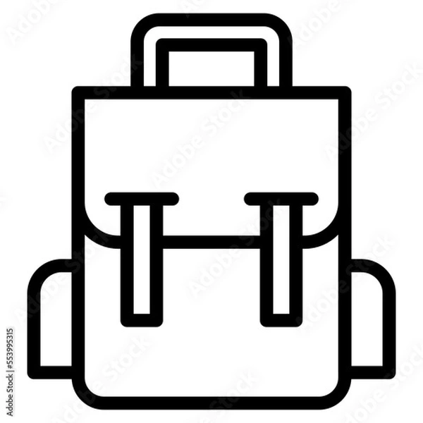 Obraz camping bag line 