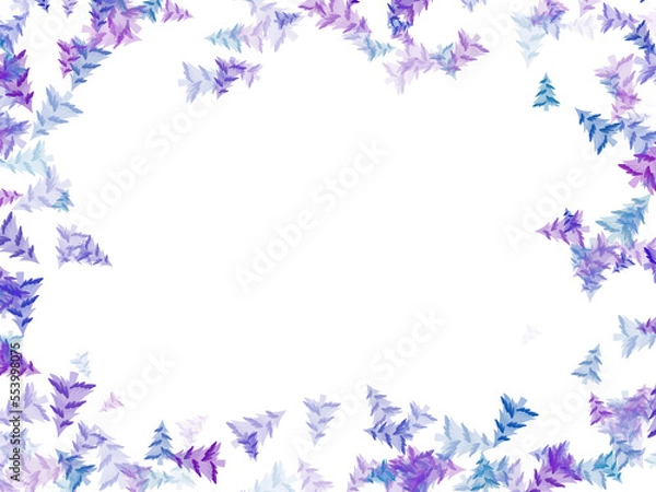 Fototapeta Christmas Frame Pattern Fir Tree Background