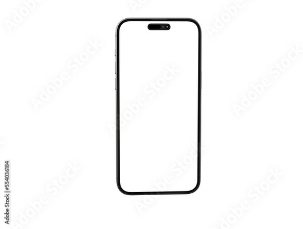 Fototapeta Smartphone. Mobile phone Template. Telephone 3d