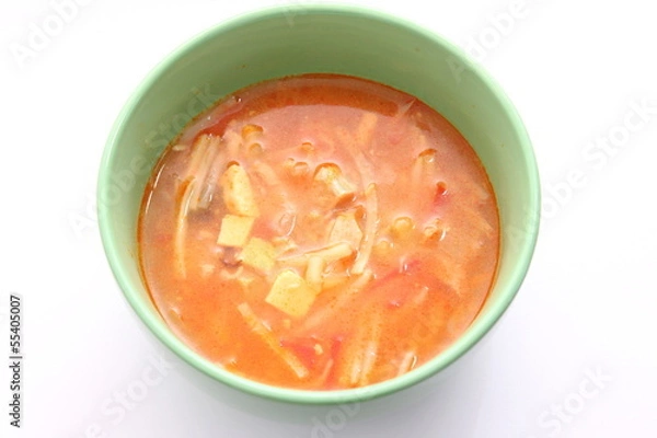 Obraz chinesische Gemüsesuppe