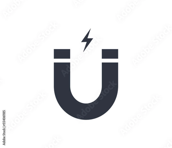 Obraz Isolated magnet icon isolated on white background.
