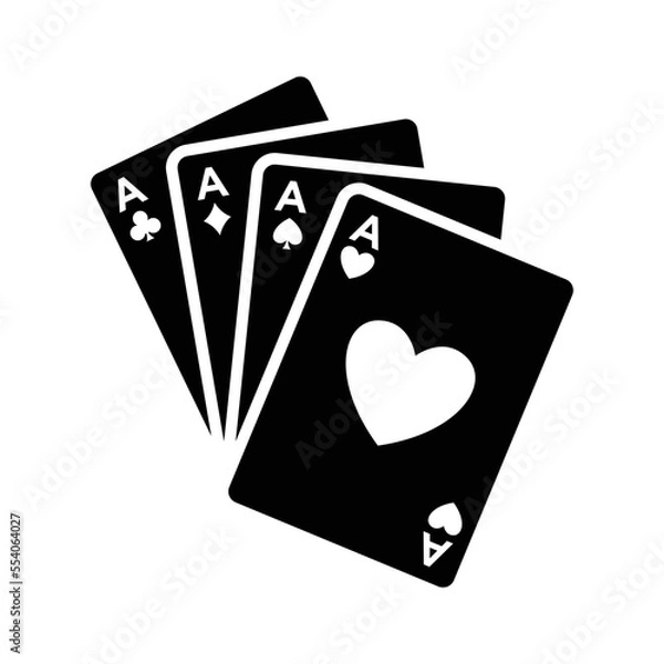 Fototapeta poker chip icon vector design template simple and modern