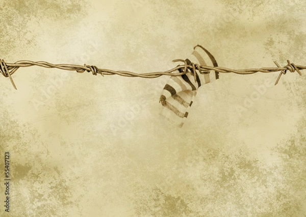 Obraz drut kolczasty