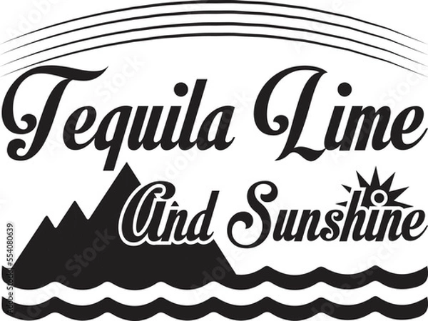 Fototapeta Summer SVG Design With unique vector