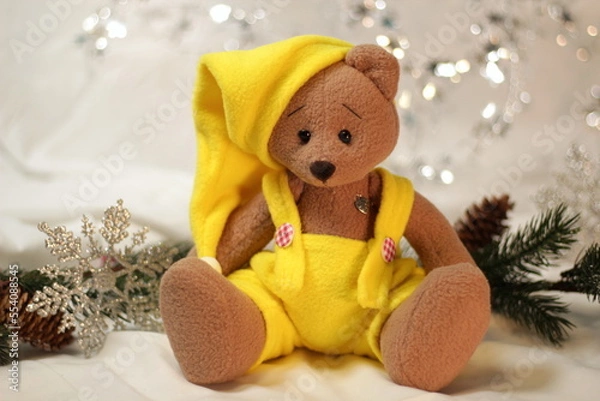 Obraz christmas teddy bear