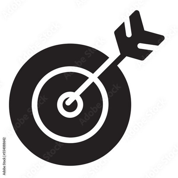 Obraz mission glyph icon