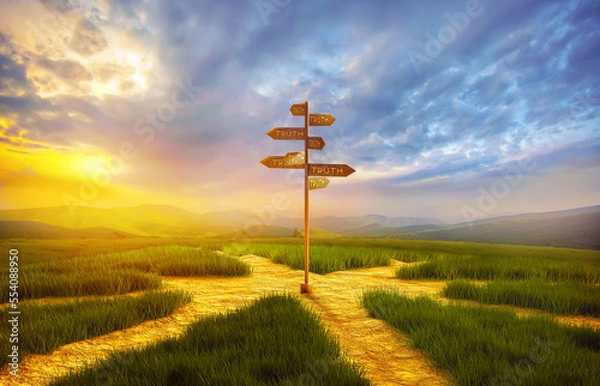 Obraz Truth in all directions