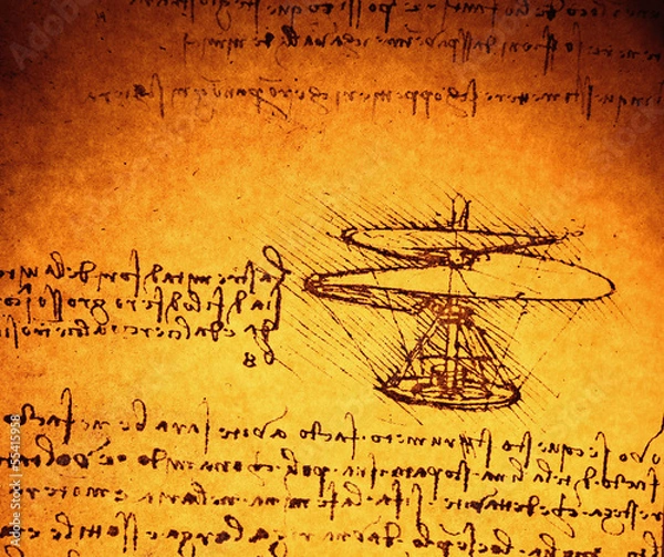 Obraz Engineering drawing