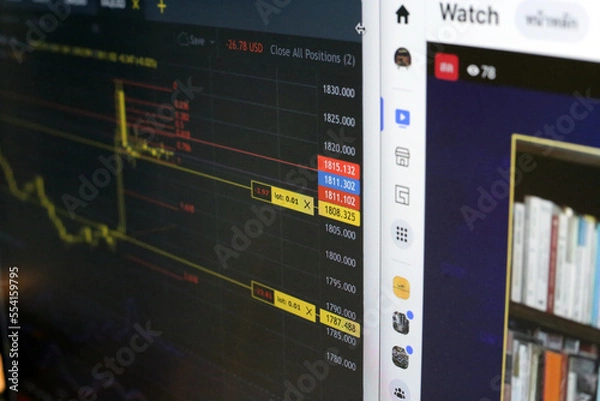 Fototapeta Forex Trading Screen