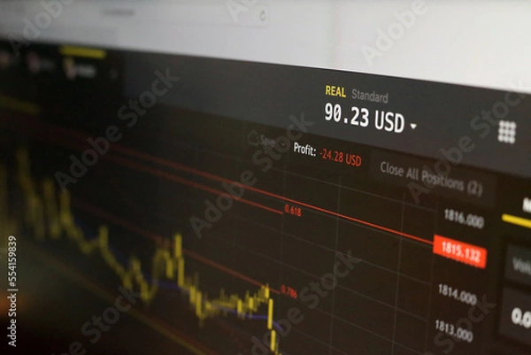 Fototapeta Forex Trading Screen