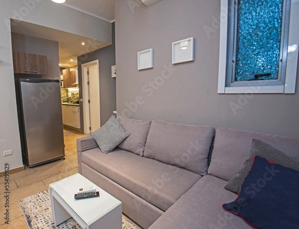 Fototapeta Interior design of luxury apartment living room