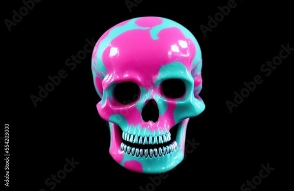Fototapeta Bubblegum Candy Skull