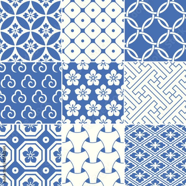 Obraz vintage japanese traditional pattern