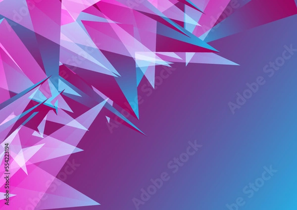 Obraz Crystal snow background