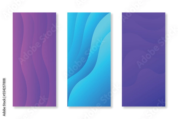Fototapeta Mobile Abstract Gradient Backgrounds 2
