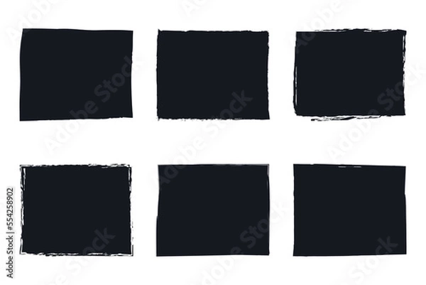 Fototapeta Rectangle Brushes