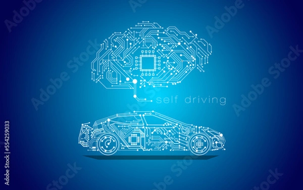 Fototapeta smart car