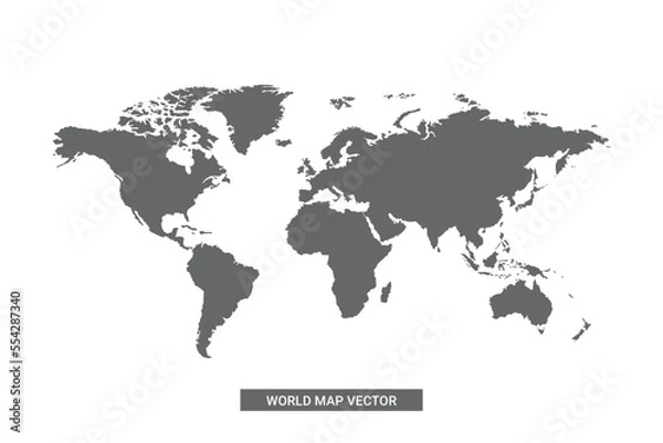 Fototapeta world map