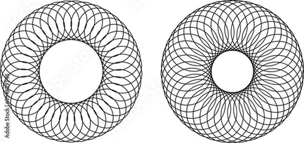 Fototapeta Design background. Figure from lines. Pattern abstraction. Geometry vector illustration.