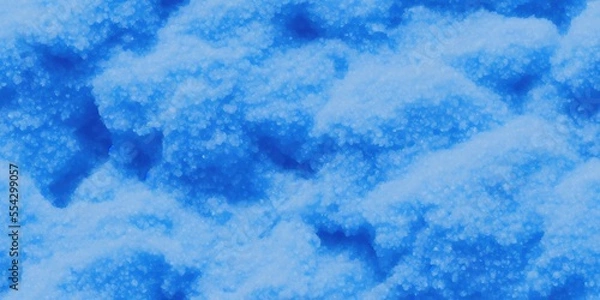 Fototapeta Seamless Infinite Blue Slush Pattern, Generative AI