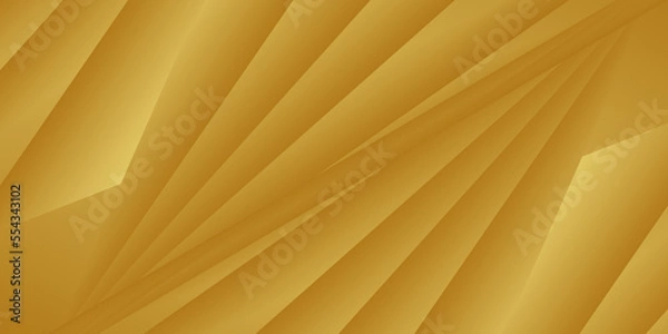 Obraz Gold abstract stripe pattern background. Optical illusion twisted lines and curves background. Abstract 3d vector illustration with gradient.