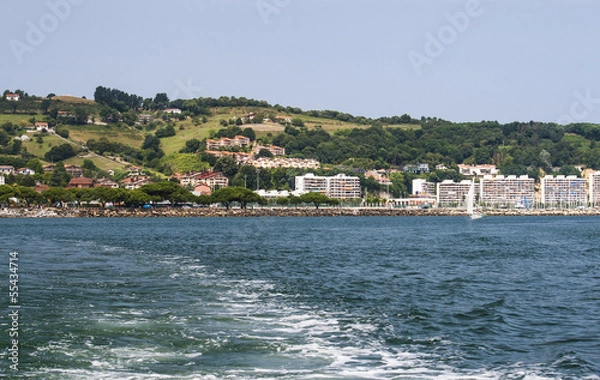 Obraz Hondarribia desde Hendaya