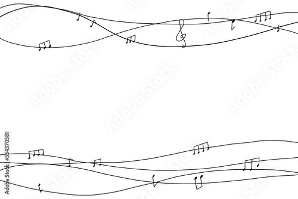 Obraz 静かに流れる音楽イメージフレーム