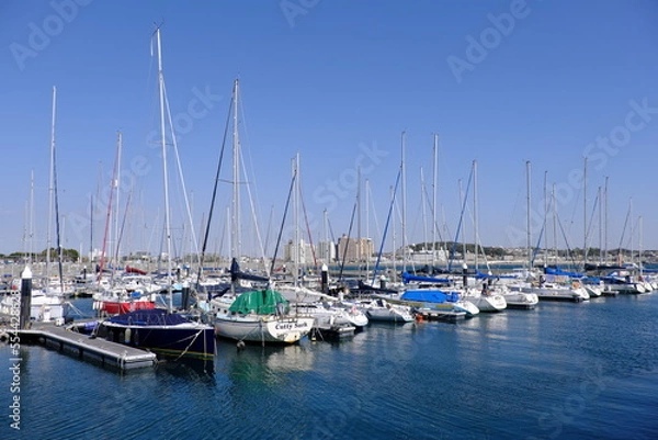 Obraz 江の島ヨットハーバー風景