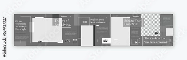 Obraz Instagram Carousel Post Business Templates, Instagram Posts Template, Creative Content.