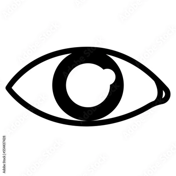 Fototapeta glaucoma glyph icon