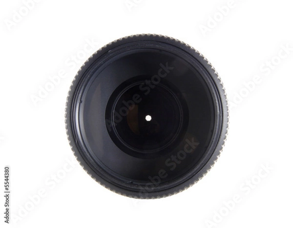 Fototapeta Modern Camera Lens on a white background