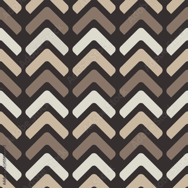 Fototapeta Geometric vector pattern in retro style, 1980s, 1960s, 1970s fashion style, template, layout for design Classical English tweed tecture
