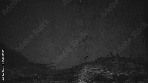 Fototapeta Texture black cement concrete wall abstract background