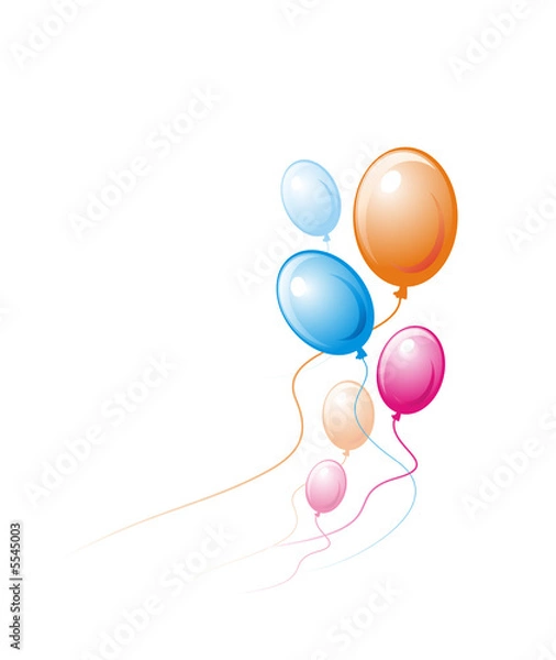 Fototapeta multicolored baloons