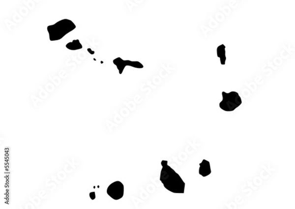 Obraz Mapa wektorowa Cabo Verde