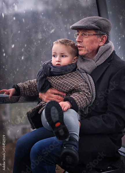 Obraz parent and son