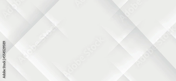 Obraz Gray and white diagonal line architecture geometry tech abstract subtle background vector.