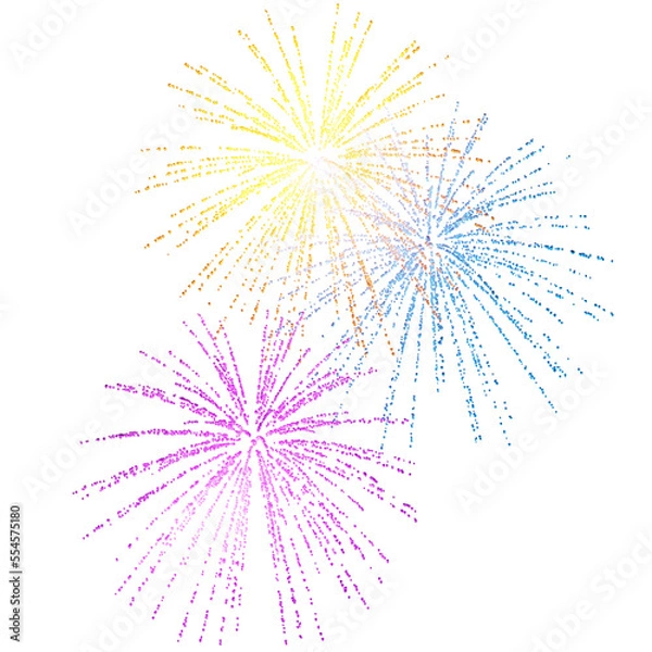 Obraz Sparkling fireworks to celebrate,Anniversary party concept.