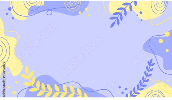 Obraz frame with flowers