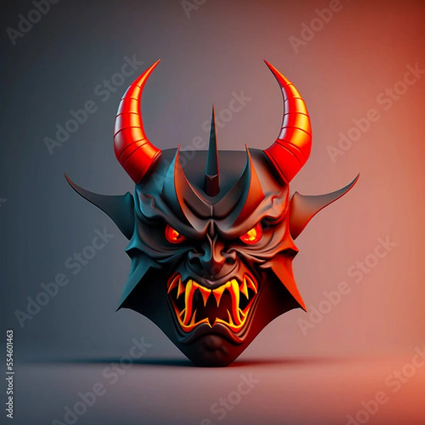 Fototapeta Diablo's Head Icon