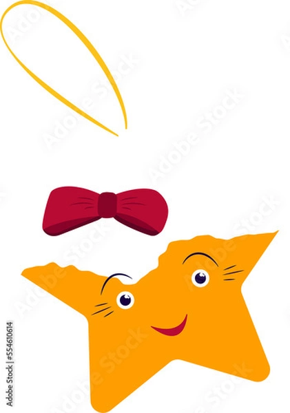 Obraz gingerbread christmas star