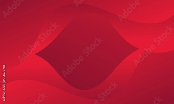 Obraz Vector abstract wave line colorful landing page flat background vector design