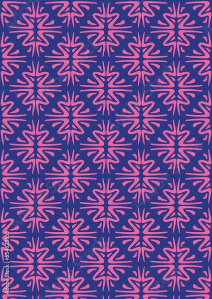 Fototapeta seamless pattern with lines and dots