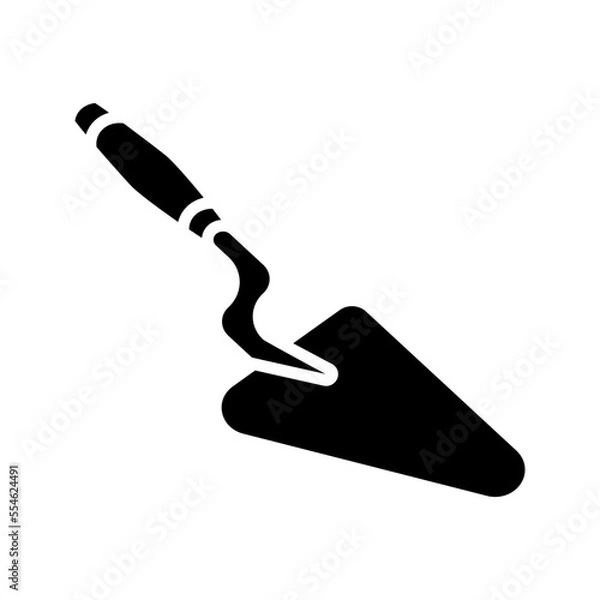 Fototapeta trowel icon flat vecktor trendy popular simple