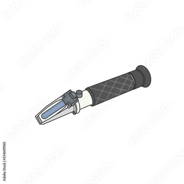 Obraz Refractometer vector logo for laboratory