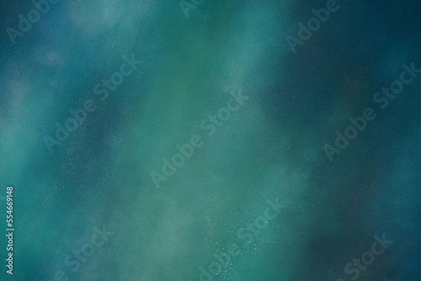 Obraz Abstract modern blue green background. Cosmic space, modern design