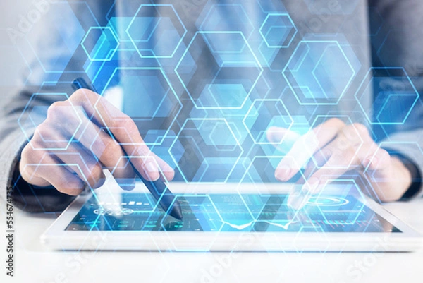Obraz Innovation technology in modern corporate business